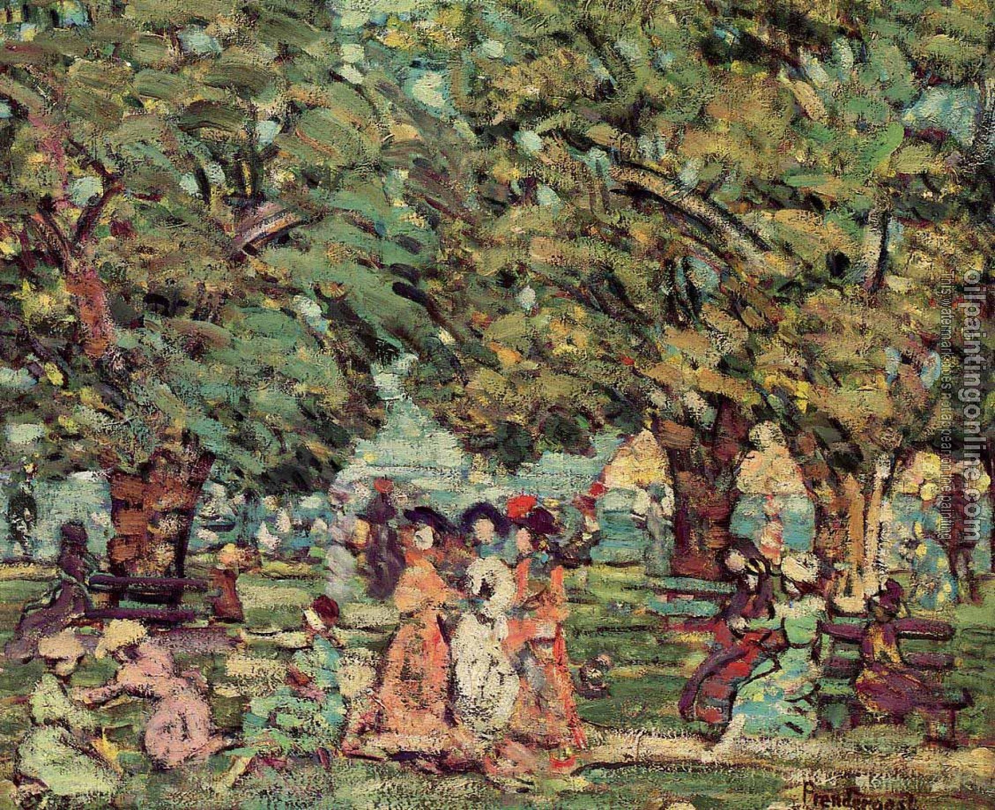 Prendergast, Maurice Brazil - Under the Trees